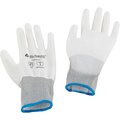 Global Industrial Flat Polyurethane Coated Gloves, X-Large, White 708605XL